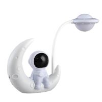 ราคา Creative นักบินอวกาศ Moon Night Light เด็ก Usb ชาร์จ Led Spaceman เด็กห้องนอนเด็กโคมไฟข้างเตียง Christmas Gift (16846704589)