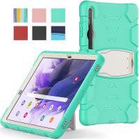 ราคา ยืนหนักกันกระแทกเต็มร่างกายทนทานไฮบริดฮาร์ดพีซี Soft TPU เคสปกคลุมสำหรับ S Amsung G Alaxy Tab S8พลัส12 4 2022 Tab S7 FE 12 4 2021 S7บวก Tab A8 10 5 2022 A7 Lite Tab S6 Lite tab S5e Tab A 10 1 2019 Tab