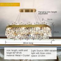 ราคา โคมไฟระย้าคริสตัลหรูหราทรงกลมสีเทาโคมไฟห้องนั่งเล่นสไตล์ฮ่องกงโคมไฟระย้าสำหรับห้องนอนโคมระย้าไฟห้องรับประทานอาหารโคมไฟให้ความอบอุ่นโคมไฟระย้าสำหรับห้องนั่งเล่นห้องนอนโคมไฟระย้า (14034986091)