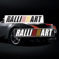 ราคา 1อลูมิเนียมRALLIARTด้านหลังสติ๊กเกอร์โลโก้สำหรับMitsubishi (5270896322)