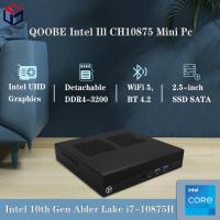 ราคา QOOBE Mini PC Windows 11 Pro Intel I7 10875H สูงสุด5 1GHz 16GB M 2 2280เอสเอสดีของเครื่องพีซี512GB ไมโครคอมพิวเตอร์กับ4K 60Hz HDMI WiFi 6BT5 2ประเภท C สำหรับสำนักงานบ้านธุรกิจการเล่นเกม (20946886468)