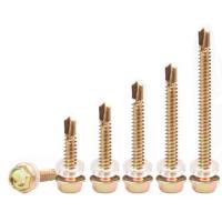 ราคา ชุบซิงค์ สกรูหัวบล็อค สกรูเมทัลชีท สกรูยิงหลังคาเมทัลชีท สกรูปลายสว่าน สกรูยิงเหล็ก (20922135639)