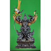 ราคา 5 พญาครุฑ วัดครุฑธาราม รุ่น 4 ปี 2564 เนื้อจ้าวน้ำเงินปีกทองบ้านเชียง ขนาดตั้งบูชาหน้ารถ สูง 3 นิ้ว เลข 218 กล่องเดิม พร้อมเสื้อ 1 ตัว (8710792930)