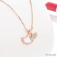 ราคา ของขวัญวันวาเลนไทน์ S925 เงินสเตอร์ลิงเพชรเต็มป่าใบแปะก๊วยสร้อยคอหอยมุกสีขาว Seiko รุ่นเกาหลีรูปพัดแบรนด์อินเทรนด์สุทธิจี้เปลือกหอยสีแดง (19679370990)