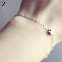 ราคา Bluelans Womens Girls Fashion Jewelry Gift Gold Silver Plated Charm Chain Star Bracelet Silver (383943245)