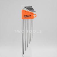 ราคา ASAHI AQS0710 ประแจ หกเหลี่ยม ตัวแอล ขาว ยาว หัวบอล 7 ตัวชุด 1 5 6mm MADE IN JAPAN (21292798678)