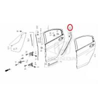 ราคา แท้ศูนย์ ยางสักหลาดร่องกระจก ฮอนด้า ซิตี้ Honda City GM6 2014 2019 ยางสักหลาดร่องกระจก ยางขอบประตู ยางขอบกระจกบังลมหน้า (16429186793)