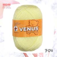 ราคา ไหมพรมฟู VENUS วีนัส สีล้วน VENUS Soffur Knitting Yarn (18882832751)