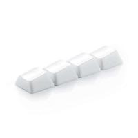ราคา Ceramic keycaps with smooth glazed surface and uniform light transmission mechanical keyboard Wolf Spider f87 key transparent non engraved keycap replacement (20914117901)