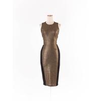 ราคา Forever 21 เดรสเข้ารูปแขนกุด ดีเทลเว้าช่วงเอว ซิปด้านหลัง ป้ายแบรนด์ระบุไซส์ EU S Preloved (20669645677)