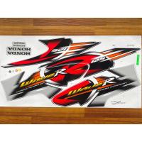 ราคา สติ๊กเกอร์ wave 125R ปี 2004 รุ่น 6 ติดรถสีเงิน ดำ (6759974822)