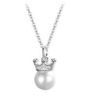 ราคา เครื่องประดับเสื้อผ้าสร้อยคอจี้ทรงกลมรูปมงกุฎโซ่ B2cClavicle นกฟีนิกซ์สร้อยคอมุกหนังสังเคราะห์ส่องแสงมีสีสดป้องกันสนิม (20073656264)