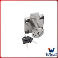 ราคา Wisell บล๊อคกุญแจล็อคบานลิ้นชัก กุญแจลิ้นชัก เฟอร์นิเจอร์ทั่วไป สีดำ Drawer lock (20331931249)