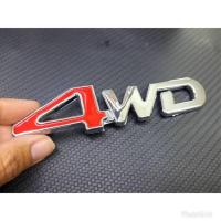 ราคา โลโก้ 4wd พลาสติกนูน สีแดงโครเมี่ยม (3360628936)