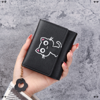 ราคา กระเป๋าสตางค์ผู้หญิงกระเป๋าสตางค์ใบสั้นลายแมวน่ารักกระเป๋าหนังกระเป๋าใส่เงินสำหรับเด็กผู้หญิงกระเป๋าใส่บัตร (20620435229)
