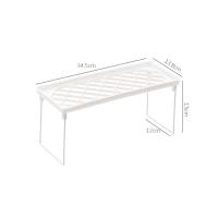 ราคา โต๊ะแบบชั้นวางของพับสองชั้นชั้นชั้นวางแบบซึมผ่านได้หลายชั้นโต๊ะสำหรับหอพักสำนักงานสไตล์อิน (20043341616)