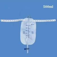 ราคา Disposable Drainage Bag Leg Tie Catheter Urine Collection Bag Connected to Urinary Ostomy Bag Urine Bucket Urine Catheter Backflow Prevention 1000ml 500ml (19967089109)