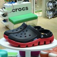 ราคา รองเท้าผู้ชายเป็นรองเท้ากีฬา Crocs ของแท้สีดำสีแดงด้านล่าง (19345225044)