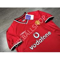 ราคา RETRO เสื้อฟุตบอลย้อนยุค แมนยู Home เหย้า 2000 2002 (20866578469)