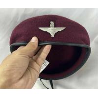 ราคา ร่มชูชีพกองทหารปีศาจแดงสงครามโลกครั้งที่สองสหราชอาณาจักรกองทัพอังกฤษสีเทาตราสีน้ำตาลแดงหมวกเบเร่ต์ทุกขนาดหมวกหมวก (19961425939)