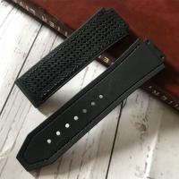 ราคา 2023 New Daigou HUBLOT HUBLOT สายนาฬิกาข้อมือ หนังวัว แบบพับได้ 25 มม x 19 มม BIG BANG301 (19859411646)