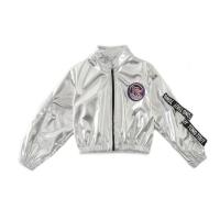 ราคา กางเกงเต้นรำสตรีทสำหรับเด็กหญิงเด็กชายงานบอลรูมสีเงินสำหรับฮิปฮอปเวทีการแสดงบนชุดเต้นหญิง (19722826952)