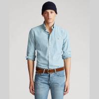 ราคา Original Ralph Laurens Shirt Classic Style Cowboy Mens Long Sleeve Shirt Slim Fit Business Formal Shirt Soft Comfortable All match Shirt (19260852930)