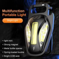 ราคา LED เปล่งแสงไฟฉายขนาดเล็ก500Lumens สดใสมินิพวงกุญแจแสงแบบพกพา USB ชาร์จกระเป๋าไฟที่มี5โหมดและที่เปิดขวดสำหรับเดินตั้งแคมป์และเดินป่า (16194856886)