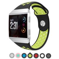ราคา สายนาฬิกาข้อมือสำหรับ Fitbit Ionic สายรัดซิลิโคน Band Perforated Breathable เปลี่ยนอุปกรณ์เสริมรูระบายอากาศสำหรับ Fitbit Ionic Smartwatch ผู้หญิงผู้ชาย ไม่มีนาฬิกา (9282478286)