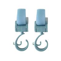 ราคา SHIBUITH 2 ชิ้น Stroller Hook ติดรถเข็นเด็ก ตะขอแขวนสัมภาระ ที่แขวนของแบบหมุนได้ ใช้ได้กับรถเข็นเด็กทุกรุ่น (10466648142)
