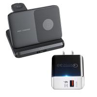 ราคา สำหรับ Samsung Galaxy Z Fold 5 4 3 2 S24 S23พิเศษ S22 FE S21 S20 5G S10บวก Note 20 10 Plus Galaxy Watch 5 4 3 Galaxy Watch Active2 Galaxy Buds 2 Pro ที่วางที่ชาร์จแบบไร้สายตูมตั้งโต๊ะแท่นชาร์จเร็ว (19