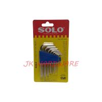 ราคา SOLO 901 MM ประแจตัวแอล ประแจหกเหลี่ยม กุญแจตัวแอล 8 ตัวชุด (6021704234)