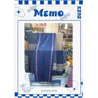 ราคา ผ้าพันคอย้อมคราม ผ้าฝ้ายย้อมคราม ผ้าครามแท้ ผ้าคราม (21290243667)