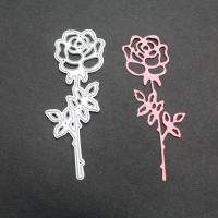 ราคา ต่างหูโลหะลายกุหลาบที่ตัดลายกระดาษแผ่นฉลุลายดอกไม้สำหรับ DIY แผ่นฉลุแต่งสมุดภาพอัลบั้มภาพถ่ายการ์ดตกแต่ง Embossing โฟลเดอร์ (17333158841)