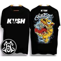 ราคา KUSH T เสื้อสำหรับชาย Carnival Series สีดำ classic COTTON kush clothing เสื้อยืดสกรีนลายแนวสตรีท เสื้อยืดคอกลมผ้าฝ้าย (16511243082)