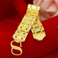ราคา เวียดนามลุ่มน้ำ S สร้อยข้อมือหัวเข็มขัดสร้อยข้อมือผู้ชายเขย่าทองแดงบริสุทธิ์ชุบทองหนาของขวัญสำหรับแฟนหนุ่ม (16255443514)