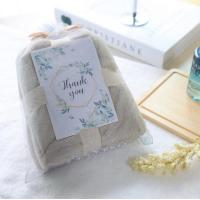 ราคา Happylife ของรับไหว้ ของชำร่วย ของขวัญปีใหม่ ผ้าเช็ดหน้าขนเป็ด ซึบซับน้ำได้ดี บรรจุถุงผ้าแก้ว แถมฟรีป้ายแท็ก (12636979729)