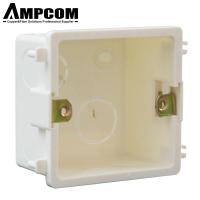 ราคา AMPCOM เต้ารับติดผนังแผ่นผนังผนังสีเทา1 พอร์ต2 พอร์ตเครือข่าย4 พอร์ตแผ่นสำหรับติดตั้งเต้าเสียบซ็อกเกตโทรศัพท์สำหรับ RJ11 RJ45 (10178713450)