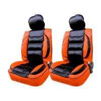 ราคา ชุดหุ้มเบาะรถยนต์ ส่งฟรี แบบสวมทับ FREE SIZE ชุดคู่หน้า ใช้ได้ทั้งรถกระบะและรถเก๋ง งานหนังคุณภาพพรีเมี่ยม สีดำแดง (8701094266)