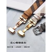ราคา zbs genuine leather watch strap for men and women Burberry BURBERRY BU1938 plaid watch chain JYUE (20469938601)