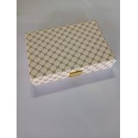 ราคา กล่องใส่เครื่องประดับ1 ชั้น ขนาดใหญ่ ขนาด 8 x 11 x 2นิ้วใส่สร้อยคอ (14729549440)