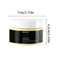 ราคา Any 2 At 188 Organic flava Vitamin C Turmeric Clay Mask Natural Vegan Facial Mud Mask Cream Anti Blackhead Turmeric Mud Film (20169553161)