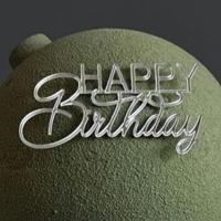 ราคา ออกแบบใหม่ด้านสุขสันต์วันเกิดเค้ก Topper ทองคริลิควันเกิดคัพเค้ก Topper เด็กปาร์ตี้วันเกิดตกแต่งเค้ก (18095563144)