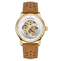 ราคา Fashion mens watch238814 Watch T Winner watches all hollow out automatic mechanical watch male table steel band watch (20021137784)