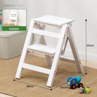ราคา เก้าอี้บันไดไม้แข็งแบบพับได้เก้าอี้บันไดบันไดชุดอาหารแบบเรียบบนบาร์อเนกประสงค์ในร่มทำจากเก้าอี้สำหรับปีน (20007322414)