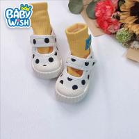 ราคา Baby wish รองเท้าเด็ก รองเท้าผ้าใบเด็ก รองเท้าผ้าใบเด็ก รองเท้าเด็กผู้หญิง (19254807214)