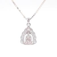 ราคา Lucky Gems จี้พระใหญ่หลวงพ่อโต เงินแท้92 5 เพชร CZ เกรด Premium เล่นไฟดี ชุบทองคำขาว LKPD176 (18797942909)
