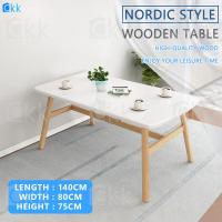 ราคา CKK โต๊ะกินข้าว โต๊ะทานข้าว โต๊ะทำงาน โต๊ะ โต๊ะอเนกประสงค์ โต๊ะอาหาร modern table สไตล์นอร์ดิก สไตล์ลอฟท์ dining table โต๊ะเท่านั้น (18674612510)