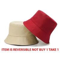 ราคา Bucketthat สีกลับได้ Topi Bucket Polos (20675071605)