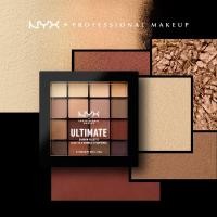 ราคา จัดส่งที่รวดเร็ว NYX Ultimate 16 Colors Eye Shadow Palette 03 Warm Neturals สีฟักทอง สีเอิร์ ธ อายแชโดว์ไฮกลอส (19799608383)